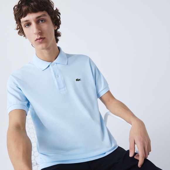 Lacoste Other - LACOSTE | Lacoste L1212 Classic Fit Polo in Baby Blue size 3/Small